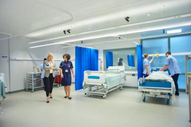 healthcare staff in hospital