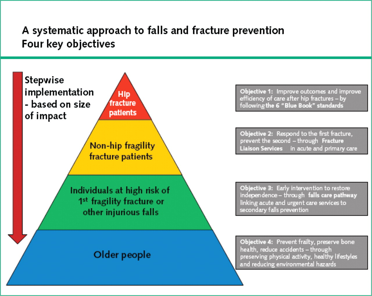Martin F. Next steps for fall and fracture prevention. Age Ageing 2009;38:640-643.